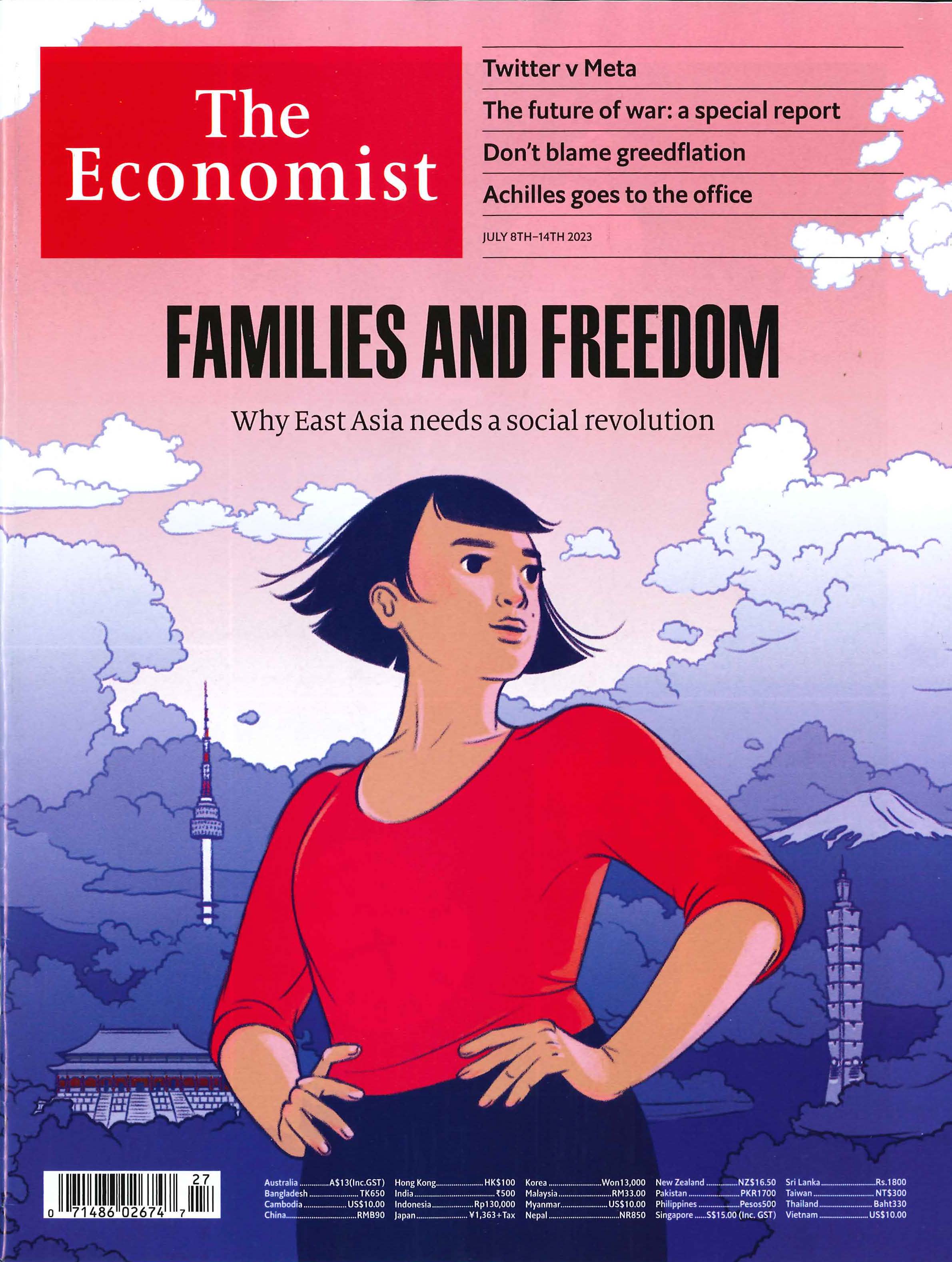 More tips in the front cover of The Economist: “How to Win the Long War”